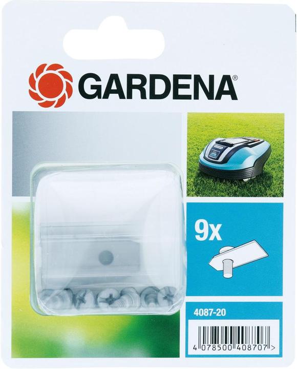 Immagine prodotto Gardena Lame di ricambio (Robot falciante, Lame per tosaerba + lame di ricambio per macchine da giardino)