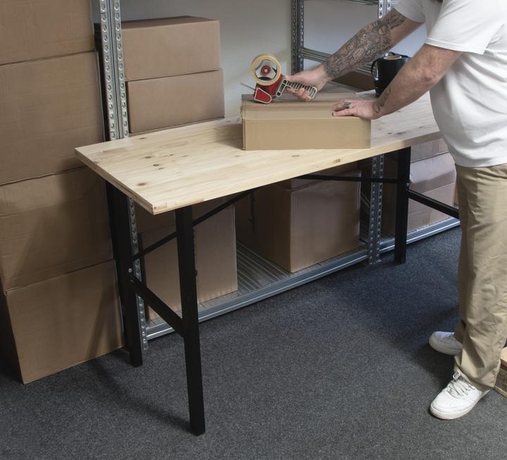 Image du produit CarTech Werktisch FSC® SQS-COC-100130 (159 cm, 58 cm)