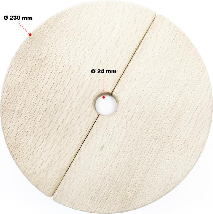 Produktbild Wiltec Ersatzteil Holzdeckel 12-18l Obstpresse Maischepresse Weinpresse 2-tlg