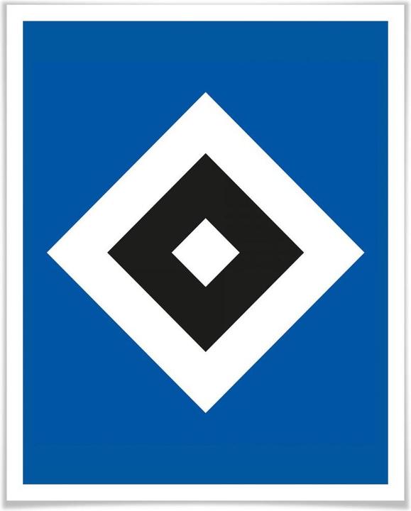 Produktbild Hamburger SV HSV Raute (40 x 50 cm)