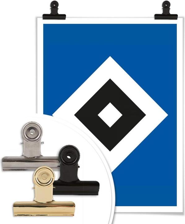 Produktbild Hamburger SV HSV Raute (40 x 50 cm)