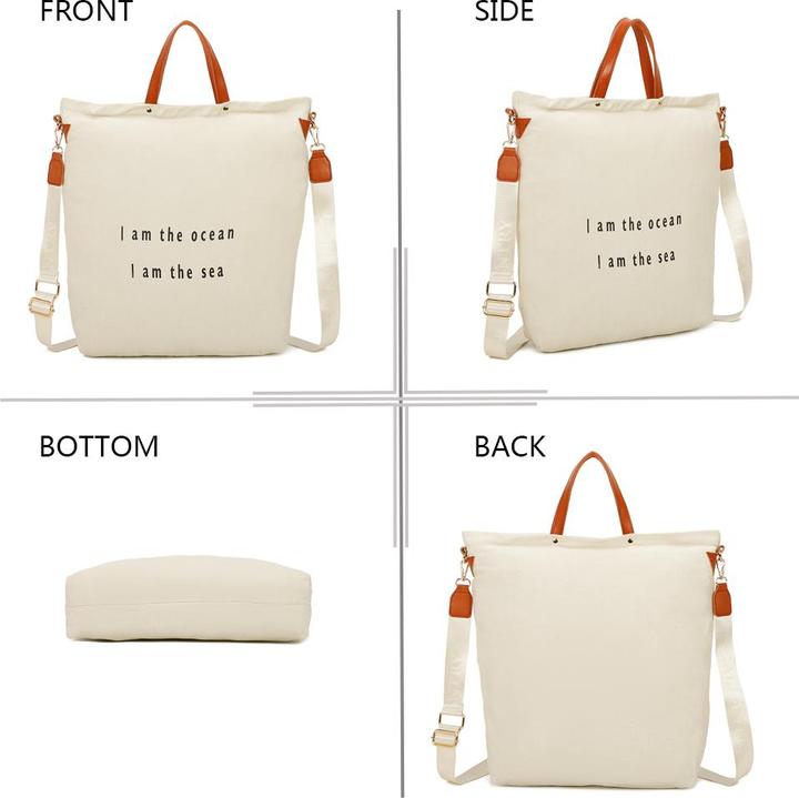 Actual product image Gallantry Seabag Cabas handbag in Jean