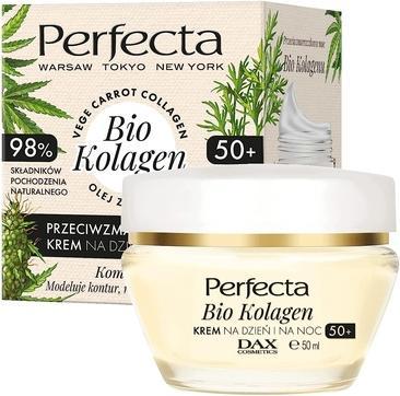 Actual product image PERFECTA Bio Kolagen 50+ przeciwzmarszczkowy krem na dzień i na noc 50ml (50 ml, 24h cream)