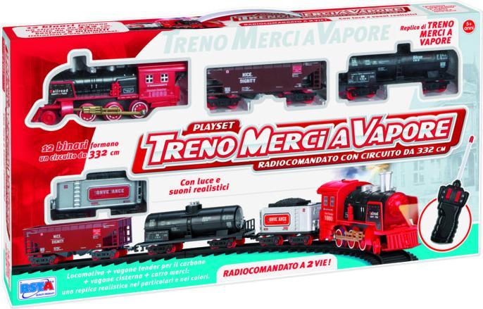 Actual product image Rs Toys Radioc Steam Freight Train. Locomotive + 3 Cars