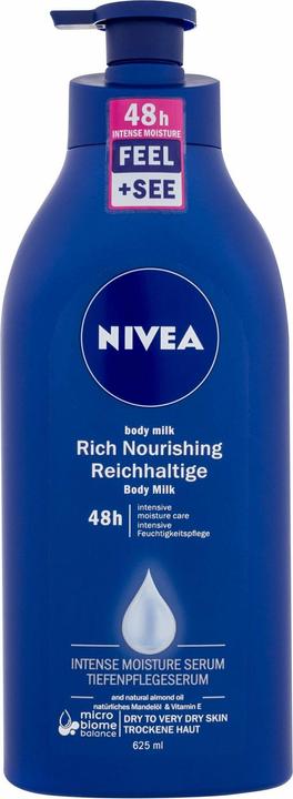 NIVEA Body Milk Rich Nourishing (Körpermilch, 625 ml)