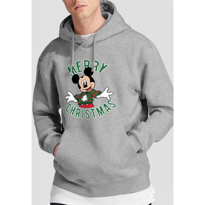 Actual product image Disney Mens Mickey Mouse Christmas Sweater Hoodie (M)