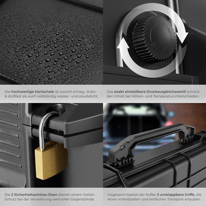 Immagine prodotto tectake Valigetta universale per fucili (48.50 l)