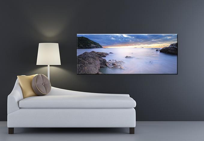 Image du produit Trenddeko Baie de mer - Panorama (40 x 100 cm)