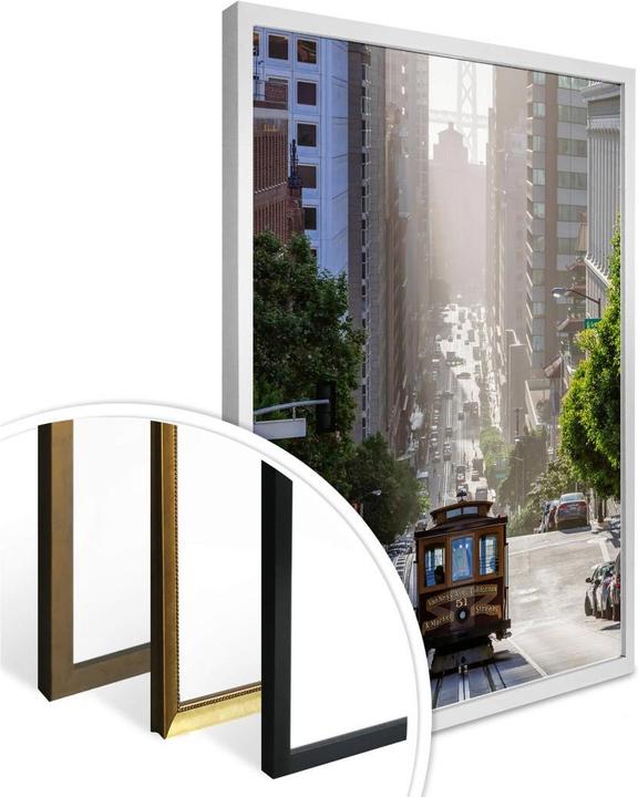 Produktbild Trenddeko Cable Car in San Francisco (100 x 120 cm)