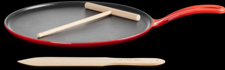 Actual product image Le Creuset Signature (27 cm, Crêpe pan, Cast iron)