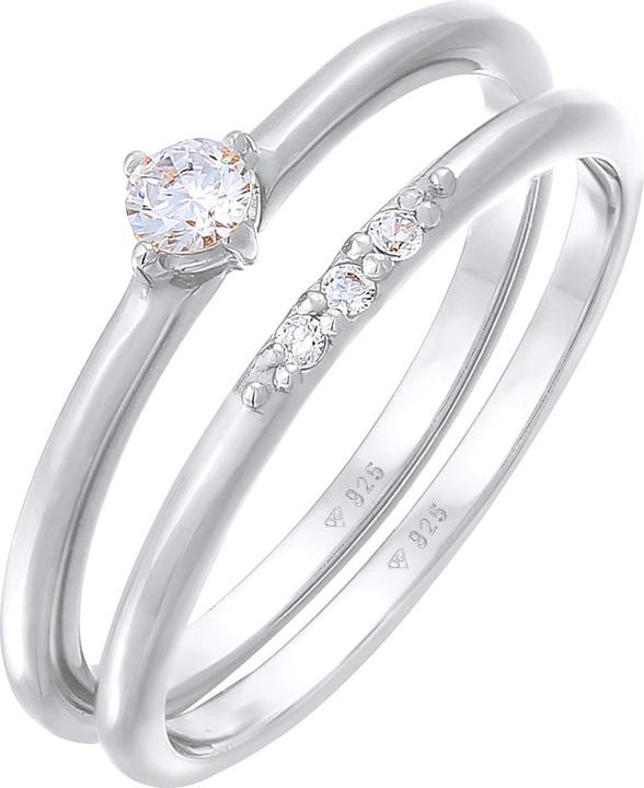 Image du produit Elli Bague en cristal (54, Argent 925)