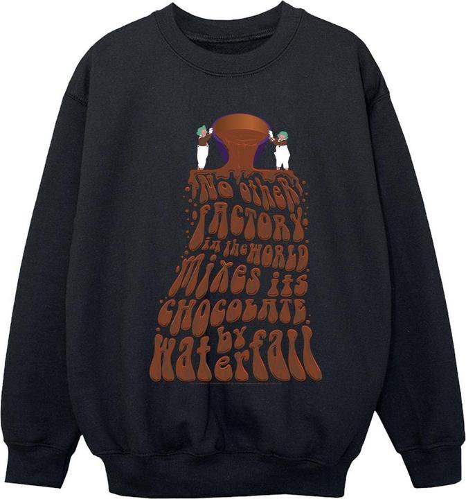 Produktbild Willy Wonka & the Chocolate Factory Chocolate Waterfall Sweatshirt Mädchen (152, 158)