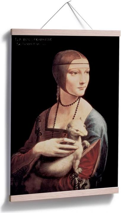 Immagine prodotto Trenddeko da Vinci - La dama con l'ermellino (90 x 140 cm)