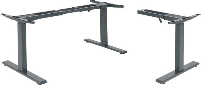 Actual product image Swisshandel24 Frame, variable table frame for corner desk, electrically height-adjustable Memory 45kg anth