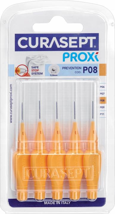Produktbild Curasept Proxi Prävention P08 Interdentalbürste 6 Bürsten (1 x)