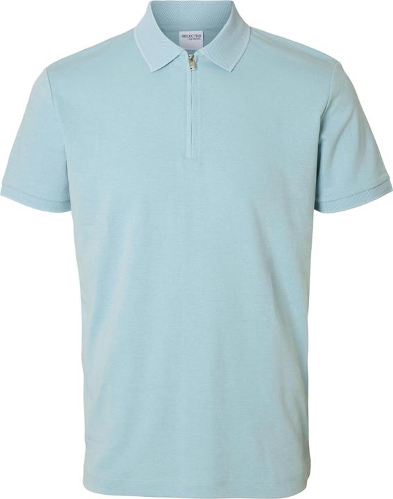 Selected Homme Slhfave Zip Ss Polo Noos