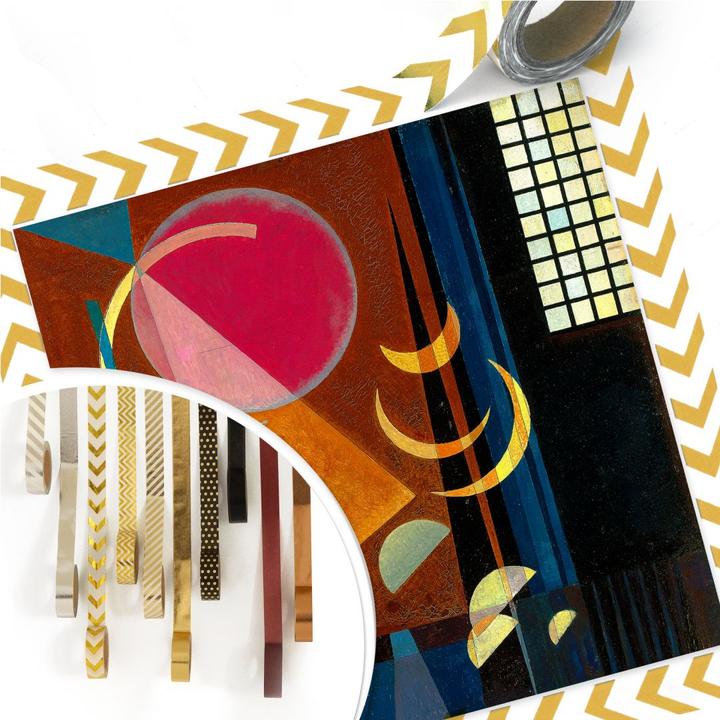 Produktbild Trenddeko Kandinsky - Scharf und ruhig (30 x 30 cm)