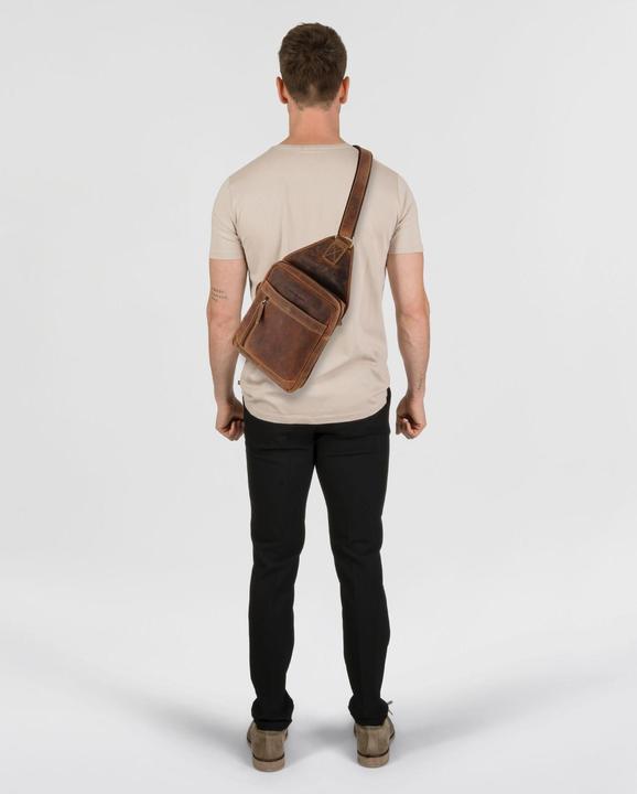 Produktbild Greenburry Vintage Umhängetasche Leder 41 cm
