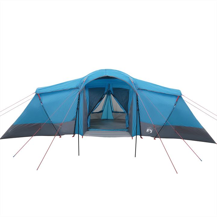Immagine prodotto VidaXL Tenda familiare con finestre Cupola blu per 4 persone Impermeabile (Tenda a cupola, 4 persone)
