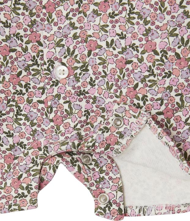 Actual product image Vertbaudet Geblümter Baby Overall Oeko-Tex (56)