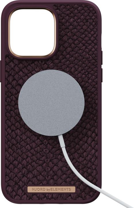 Actual product image Njord Salm.Leather Magsafe Case (Apple iPhone 14 Pro Max)