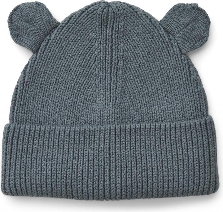 Actual product image Liewood Knitted Beanie Whaleblue