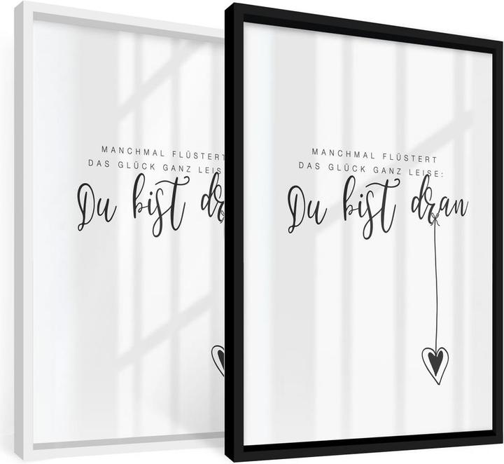 Image du produit Trenddeko Parfois, le bonheur chuchote tout doucement (60 x 80 cm)