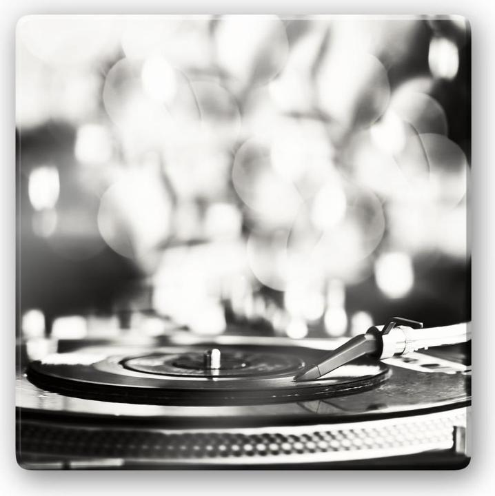 Immagine prodotto Trenddeko Disco in vinile su giradischi (20 x 20 cm)