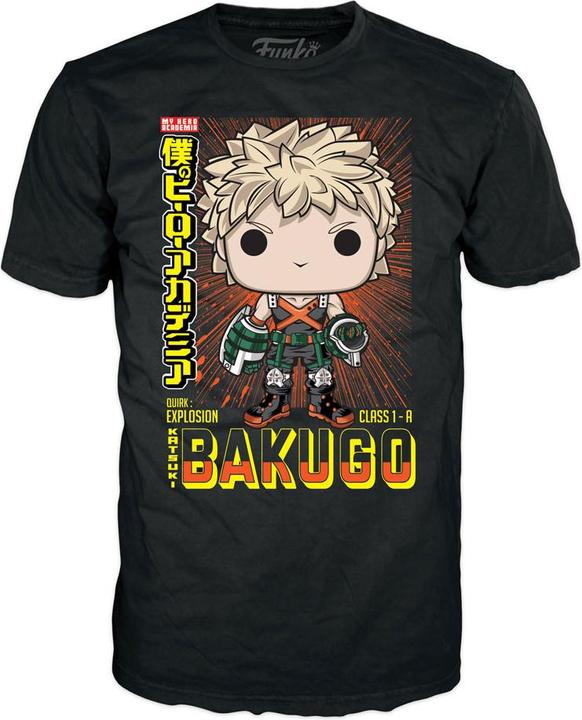 Immagine prodotto Funko My Hero Academia POP! & Tee Set di figure e magliette in vinile Katsuki (MT) Taglia M (M)