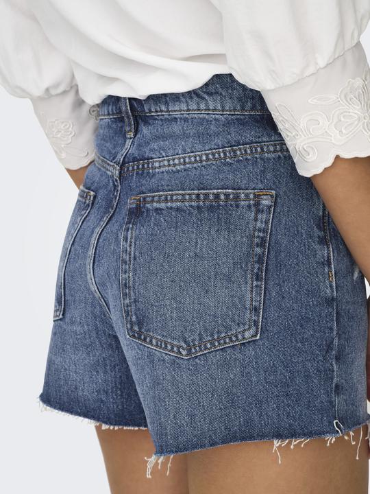 Produktbild Only ONLGABI Hohe Taille Normal geschnitten Jeans-Shorts Jeans-Shorts (XS)