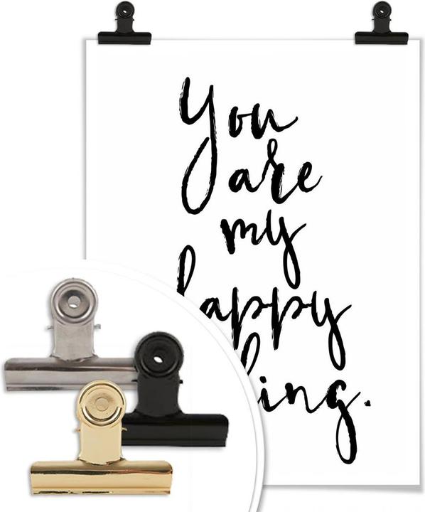 Actual product image Trenddeko You are my happy ending (40 x 50 cm)