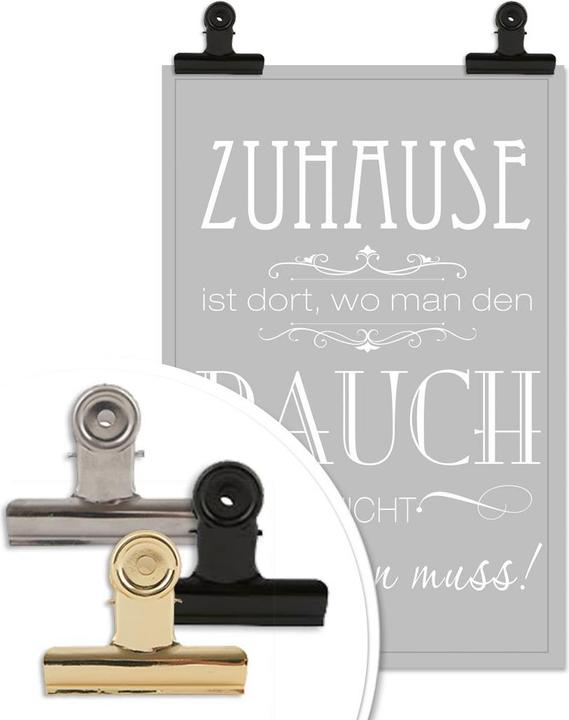 Produktbild Trenddeko Zuhause ist, wo man den Bauch nicht einziehen muss (40 x 60 cm)