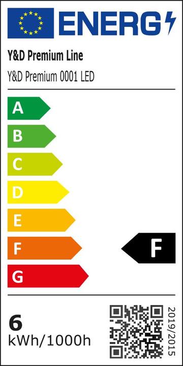 Energie-Label Vicco Sherry mit Beleuchtung (120 x 75 x 55 cm)