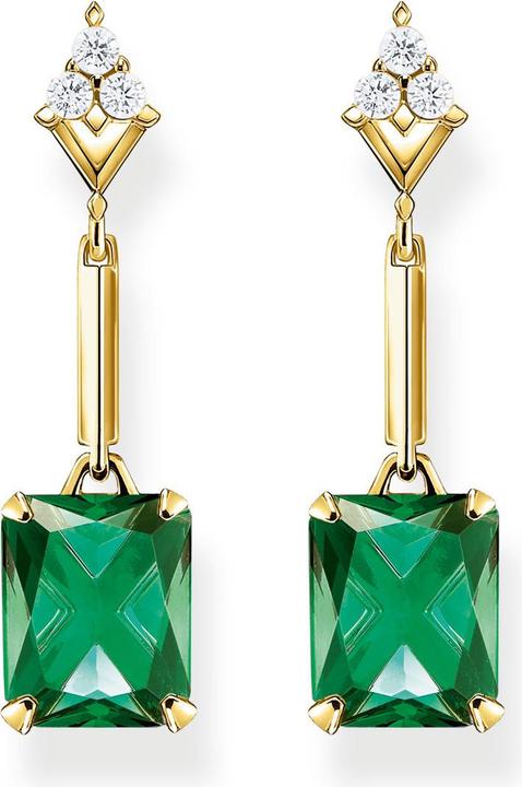 Immagine prodotto Thomas Sabo Orecchini pietra verde oro (Argento 925)