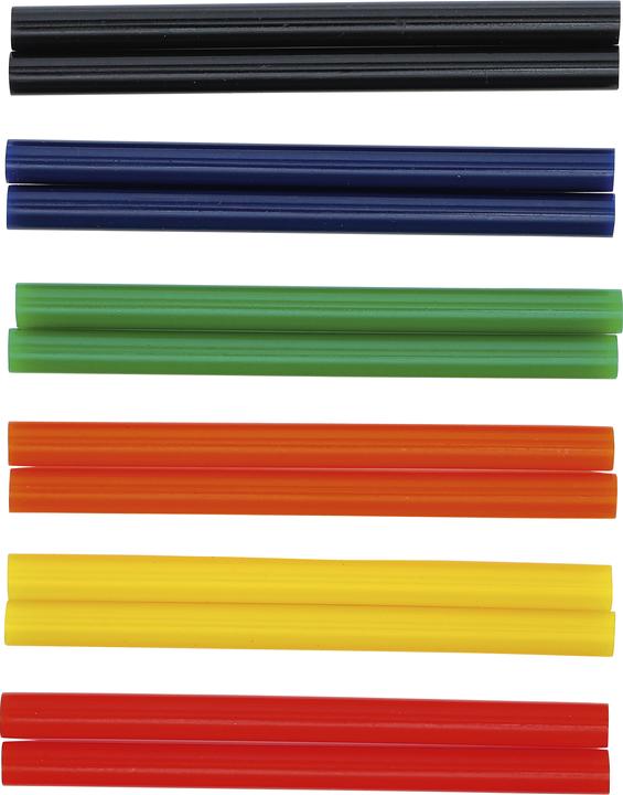 Produktbild BGS Heissklebe-Patronen bunt Ø 11 mm, 150 mm 12-tlg.