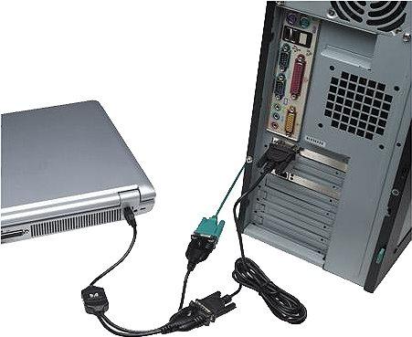 Immagine prodotto Manhattan Doppio cavo RS232 a USB, 2x ST-USB (0.45 m)
