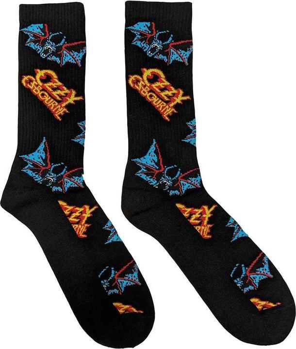 Actual product image Ozzy Osbourne Unisex Adult Logos & Bats Socks (40.5 - 45.5)