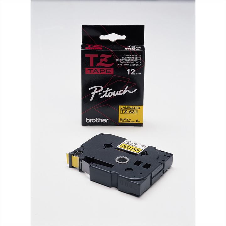 Produktbild Brother Tze-631 (1.20 cm, Gelb, Schwarz)