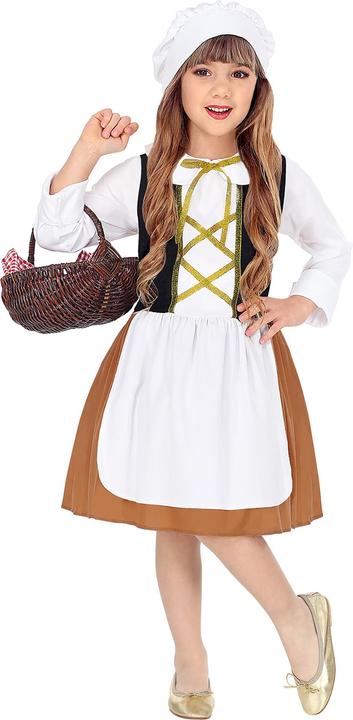 Produktbild Widmann MITTELALTERLICHE MAGD (Kleid, Haube), 104 cm / 2-3 Years (2, 3)