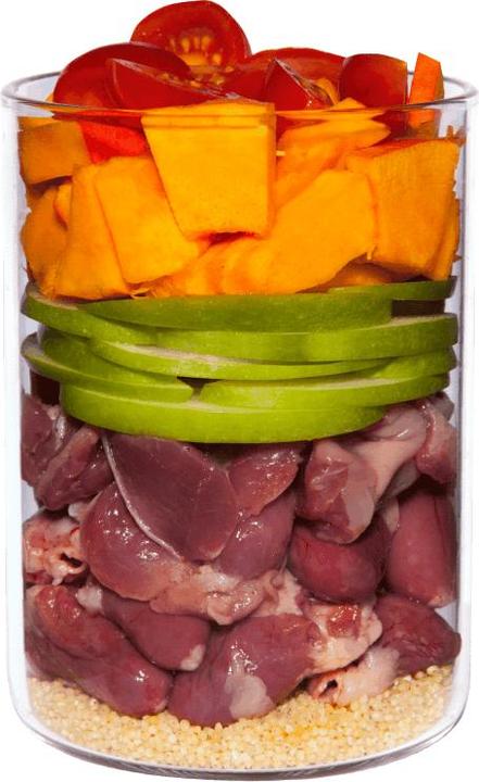 Produktbild Terra Canis Nassfutter Welpen-Menü Huhn (Welpe + Kitten, 1 Stk., 400 g)