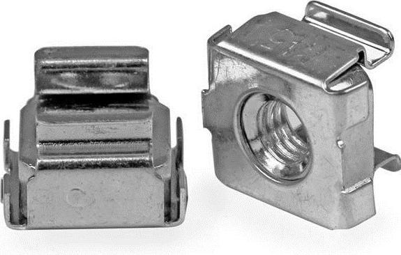 Actual product image StarTech M5 cage nuts - pack of 100 - M5 nuts for server racks and cabinets
