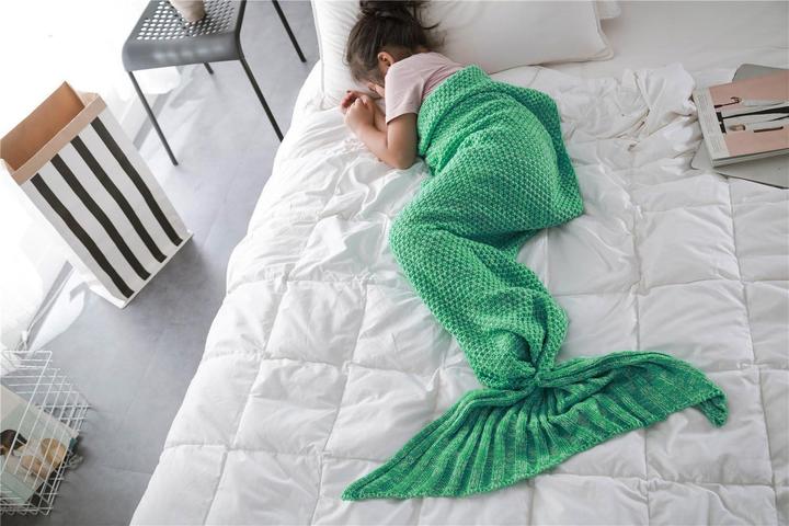 Immagine prodotto ASMI Coperta per bambini a forma di sirena 140 cm