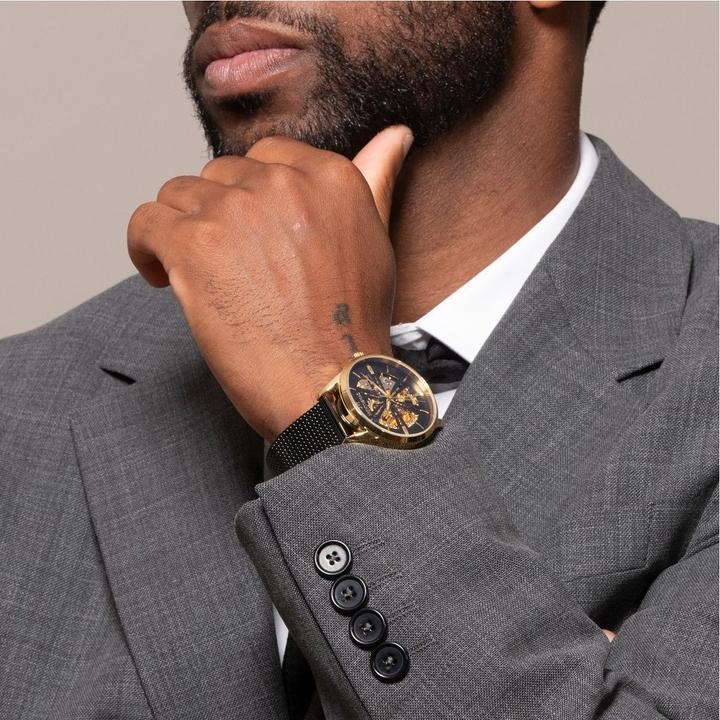 Actual product image Montignac Automatic Watch Round (Skeleton watch, 42 mm)