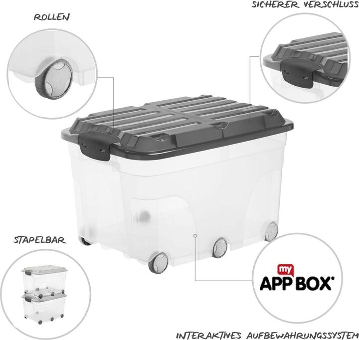 Actual product image Rotho Scooter (59.5 x 40 x 37 cm, 57 l)