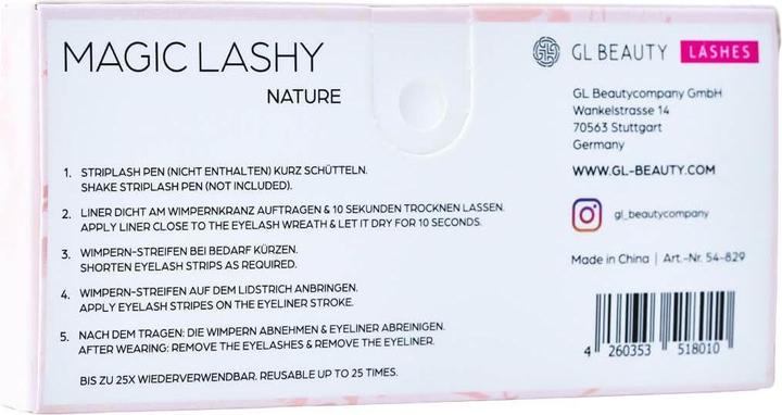 Nährwerte und Zutaten GL Beauty Magic Lashy Nature (Künstliche Wimpern)