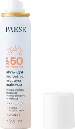 Actual product image Paese Ultralekka ochronna mgiełka na makijaż SPF50 75ml (Suntan cream, SPF 50, 75 ml)