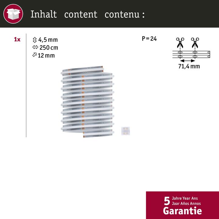 Actual product image Paulmann MaxLED 1000 Full-Line COB Stripe (RGBW, 250 cm, Indoor)