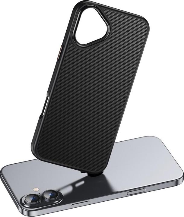 Actual product image Ueli Express MagSafe Carbon Fibre Optics Case (Apple iPhone 16)