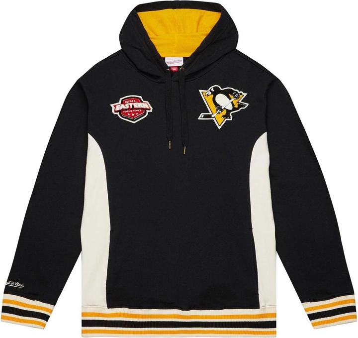 Immagine prodotto Mitchell & Ness Felpa con cappuccio French Terry - Pittsburgh Penguins - L (L)