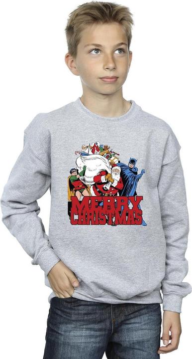 Actual product image Boys Batman Merry Christmas Comic Sweatshirt (140, 146)